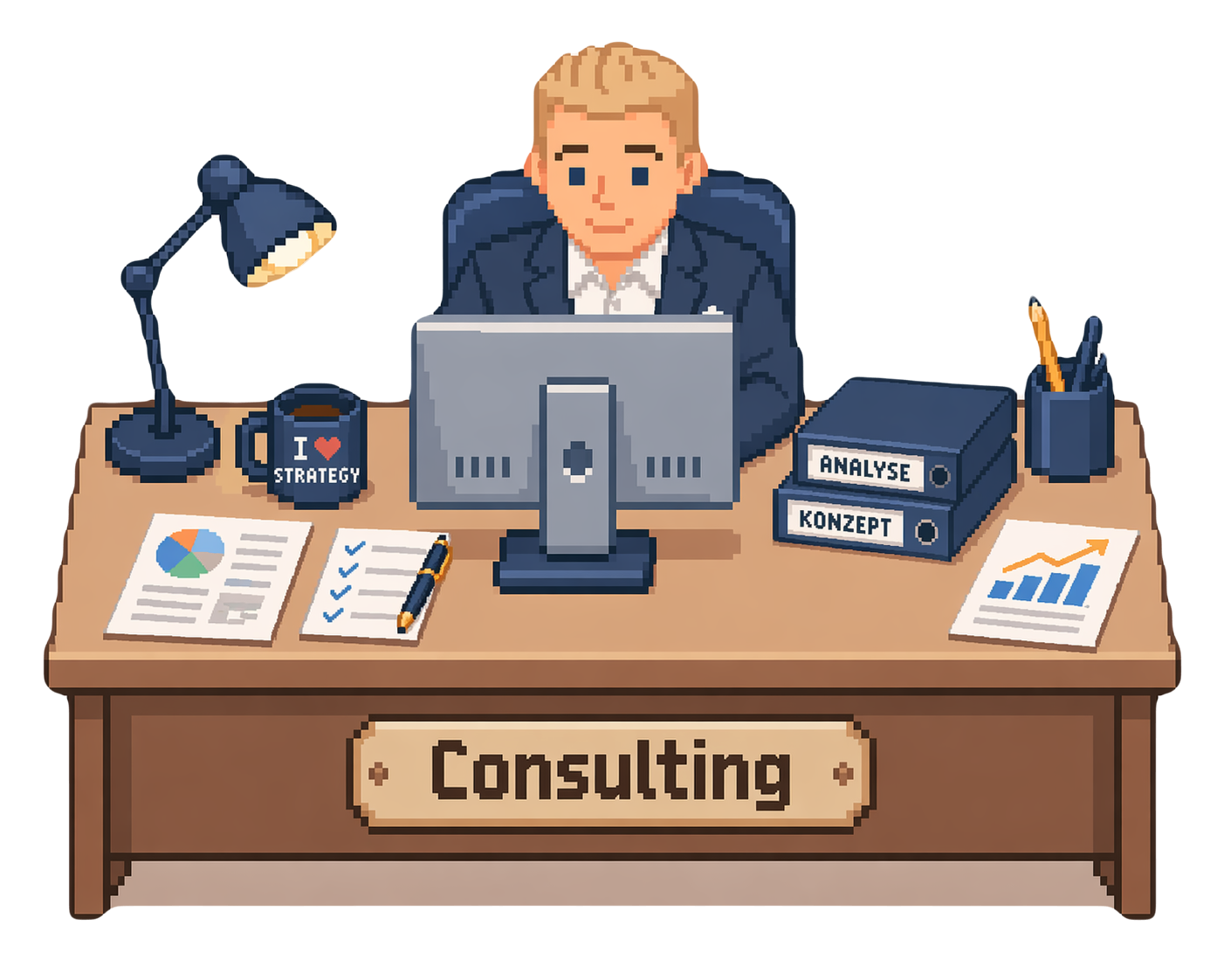 Consulting Schreibtisch