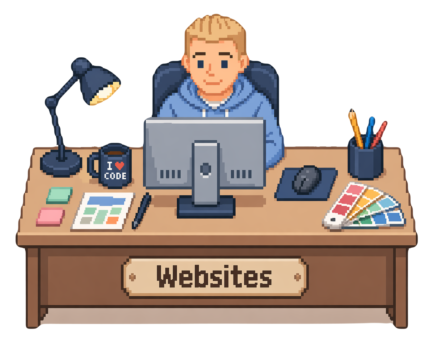 Websites Schreibtisch